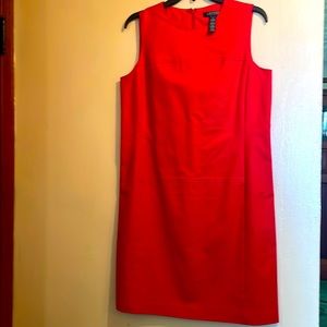 Ralph Lauren NWOT Size 10 Red Dress  in pristine condition.